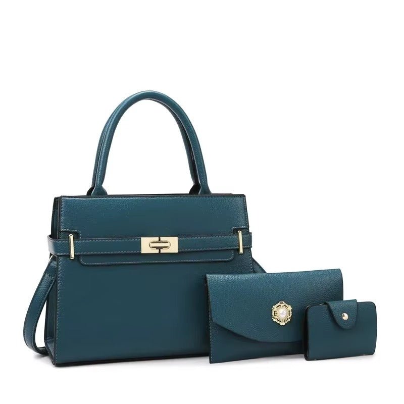 GIOIA™ - BORSETTA IN PELLE DA DONNA TRIO - Rarosa