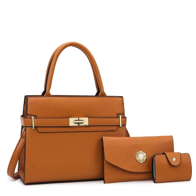 GIOIA™ - BORSETTA IN PELLE DA DONNA TRIO - Rarosa