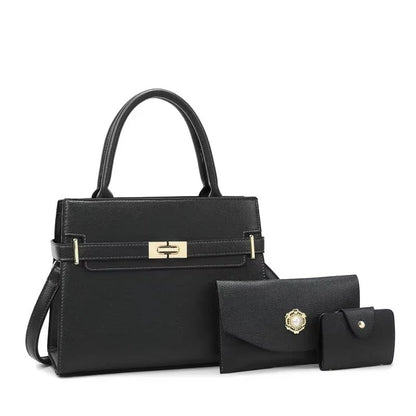 GIOIA™ - BORSETTA IN PELLE DA DONNA TRIO - Rarosa